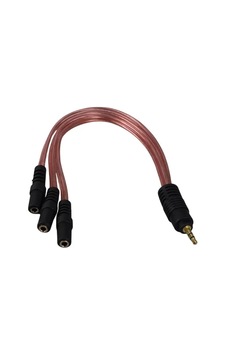 Sh Powermaster Pm-12283 3.5mm Stereo 3x Dişi Kulaklık Çoklayıcı 3 Boğumlu - 20 Cm Najmaddin Sh Powermaster Pm-12283 3.5mm Stereo 3x Dişi Kulaklık Çoklayıcı 3 Boğumlu - 20 Cm Najmaddin