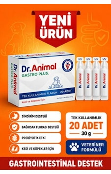 Dr. Animal Gastro Plus Kedi Köpek Sindirim Sistemi Destekleyici Ve Mide Yatıştırıcı 20 Pipet Dr. Animal Gastro Plus Kedi Köpek Sindirim Sistemi Destekleyici Ve Mide Yatıştırıcı 20 Pipet