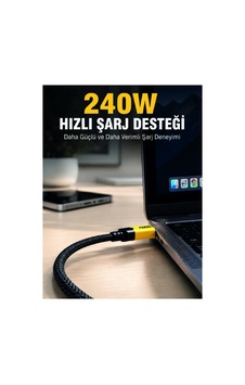 240w 3'ü 1 Arada Kablosu -c Micro Usb