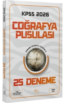 Cba 2026 Kpss Coğrafya Pusulası 25 Deneme Çözümlü - Barış Salt Cba Yayınları