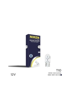Niken 12v T10 Park Ampulü W5w W2.1x9.5d 10 Lu