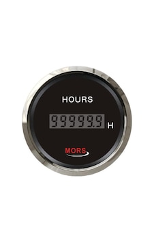 Mors Dijital Motor Zaman Saati 12-24 Volt Siyah Mors Dijital Motor Zaman Saati 12-24 Volt Siyah