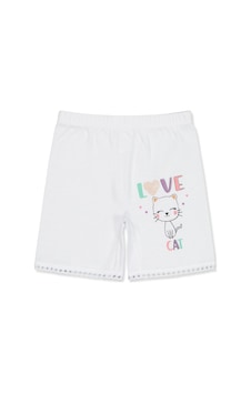 Civil Girls Civil Kız Çocuk Love Cat Biyeli Uzun Paça Boxer Ribana Okul Kreş Ve Günlük Kullanım - Beyaz Civil Girls Civil Kız Çocuk Love Cat Biyeli Uzun Paça Boxer Ribana Okul Kreş Ve Günlük Kullanım - Beyaz