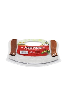 Steel Moon Çift Ahşap Saplı Zırh Bıçak Kesici - Doğrayıcı 24 X 14 Çok Renkli