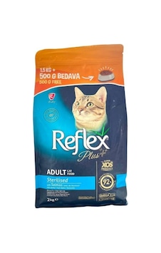 Somonlu Kısırlaştırılmış Kedi Maması 1.5 Kg. + 500 G.