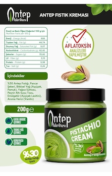 %30 Antep Fıstık Kreması 200 G Gerçek Antep Fıstığı Kreması