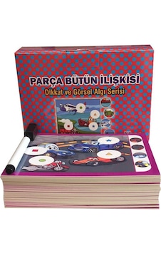 3-6 Yaş Parça Bütün İlişkisi Dikkat Ve Görsel Algı Serisi 3-6 Yaş Parça Bütün İlişkisi Dikkat Ve Görsel Algı Serisi