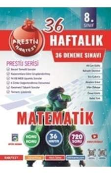 8. Sınıf Haftalık Matematik 36 Deneme 8. Sınıf Haftalık Matematik 36 Deneme