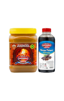 Bozkırlı Çavuşoğlu Kepekli Bozkır Tahini 930 G + Keçiboynuzu Harnup Pekmezi 1 KG Bozkırlı Çavuşoğlu Kepekli Bozkır Tahini 930 G + Keçiboynuzu Harnup Pekmezi 1 KG