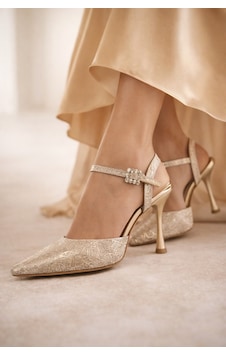 Firibu Premium Sivri Burun Stiletto Topuklu Kadın Ayakkabı Şık Abiye Davet Gece Modeli Arıcı-110 Altın Firibu Premium Sivri Burun Stiletto Topuklu Kadın Ayakkabı Şık Abiye Davet Gece Modeli Arıcı-110 Altın