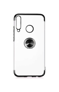 Huawei P40 Lite E Kılıf Gess Kenarları Renkli Yüzük Aparatlı Kılıf 001