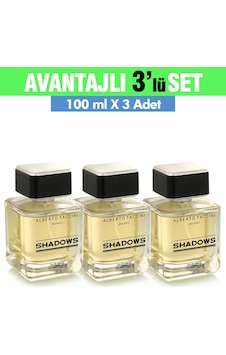 Alberto Taccini Shadows Erkek Parfüm EDP 3 x 100 ML Alberto Taccini Shadows Erkek Parfüm EDP 3 x 100 ML