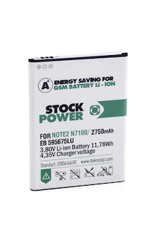 Stock Power Samsung Galaxy Note 2 N7100 Uyumlu Batarya