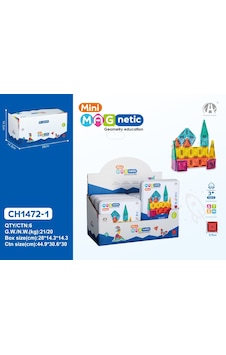 Ch1472-1 3.75cm Mini Magnetic Blok Metal Kutu 24 Pcs Ch1472-1 3.75cm Mini Magnetic Blok Metal Kutu 24 Pcs