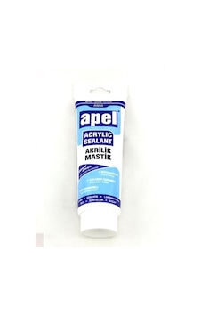 Apel Beyaz 200 Gr Tüp Akrilik Mastik (Apel.103) Beyaz