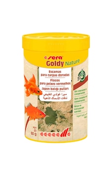 Sera Goldy Nature Japon Balığı Yemi Pul 250 ML Sera Goldy Nature Japon Balığı Yemi Pul 250 ML