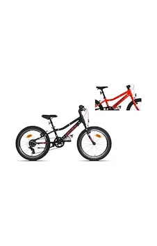 Carraro Red Eagle Erkek Çocuk Bisikleti 230h 6 Vites V 20 Jant Kırmızı Siyah Çok Renkli