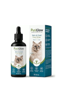 Patiglow Kedi Tüy & Deri Bakım Damlası Tüy Dökülmesi Önleyici 50 Ml Patiglow Kedi Tüy & Deri Bakım Damlası Tüy Dökülmesi Önleyici 50 Ml