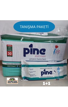 Pine Tanışma Paketi Belbantlı Hasta Bezi Medium 30 Adet + Pine Perine Havlu 50 Yaprak M Pine Tanışma Paketi Belbantlı Hasta Bezi Medium 30 Adet + Pine Perine Havlu 50 Yaprak M