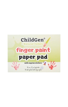 Childgen Parmak Boya Resim Defteri Finger Paper Pad