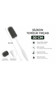 Silikon Suluk Temizleme Fırcası
