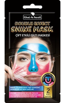 Rituel De Beaute Double Effect Shine Mask 2'li Rituel De Beaute Double Effect Shine Mask 2'li