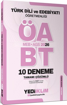 Yediiklim Ags Öabt Türk Dili Ve Edebiyatı Öğretmenliği Tamamı Çözümlü 10 Deneme Sınavı Yediiklim Ags Öabt Türk Dili Ve Edebiyatı Öğretmenliği Tamamı Çözümlü 10 Deneme Sınavı
