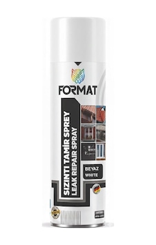 Format Sızıntı İzolasyon Tamir Spreyi Beyaz 500 Ml Şeffaf Format Sızıntı İzolasyon Tamir Spreyi Beyaz 500 Ml Şeffaf