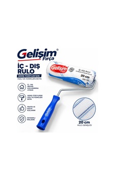 Gelişim Fırça Profesyonel 20 Cm Boya Rulosu İç Ve Dış Cephe Duvar Tavan Boyama Rulo Başlığı Damlatmaz - 942853263