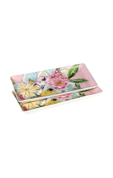 Lucky Art Peony Bone 2li Servis Tabağı 27cm Lyba 041