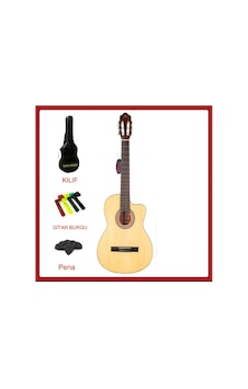 Barcelona Lc 3900Cnl Cutaway Natural Klasik Gitar Barcelona Lc 3900Cnl Cutaway Natural Klasik Gitar