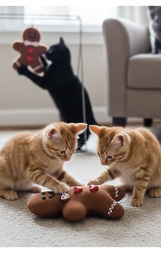 Bisküvi Adam Kedi Köpek Isırma Tırmalama Oyuncağı Şirin Sesli Evcil Hayvan Oyuncak Bisküvi Adam Kedi Köpek Isırma Tırmalama Oyuncağı Şirin Sesli Evcil Hayvan Oyuncak