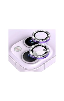 Nettech Apple Uyumlu iPhone 15 Plus Diamond Taşlı Model Kamera Cam Koruyucu - Mor Nettech Apple Uyumlu iPhone 15 Plus Diamond Taşlı Model Kamera Cam Koruyucu - Mor