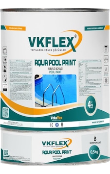 Vkflex Aqua Pool Paınt Havuz Boyası Mavi 4,5 KG Set