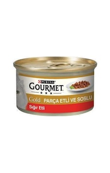 Gourmet Gold Parça Sığır Etli Soslu Konserve Yetişkin Kedi Maması 24 x 85 G Gourmet Gold Parça Sığır Etli Soslu Konserve Yetişkin Kedi Maması 24 x 85 G
