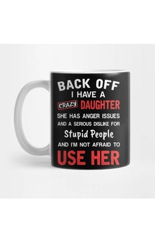 Crazy Daughter - Çılgın Kız Kupa Bardak Çok Renkli Crazy Daughter - Çılgın Kız Kupa Bardak Çok Renkli