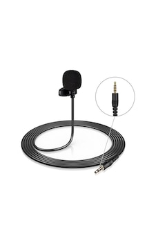 Wozlo 4 Pin 3.5 MM Telefon Bilgisayar Kamera İçin Yaka Mikrofonu Wozlo 4 Pin 3.5 MM Telefon Bilgisayar Kamera İçin Yaka Mikrofonu