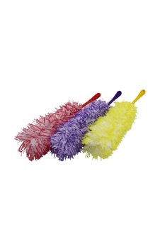 Bay Renkli İp Toz Alma Püskülü Püskül 36 Cm + Renkli Plastik Sap 19cm 55cm Brkt-910248 Bx40 Najmaddin Diğer