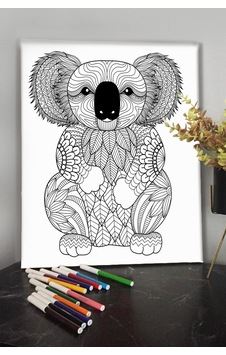 Koala 2 40x30cm Çocuklar Için Özel Boyanabilir Tablo Mandala Tablo Kalem Hediyesi Yoktur. Koala 2 40x30cm Çocuklar Için Özel Boyanabilir Tablo Mandala Tablo Kalem Hediyesi Yoktur.