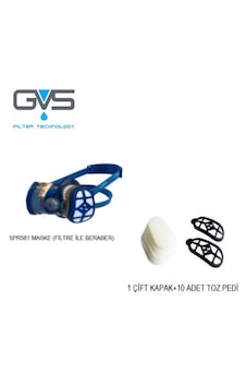 Gvs Spr581-spm420 Maske-filtre-toz Pedi Tarım İlaçlama Kombin Tam Koruma Set Gvs Spr581-spm420 Maske-filtre-toz Pedi Tarım İlaçlama Kombin Tam Koruma Set