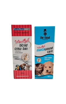 MAXİSOL ANTİKANİBAL VE ISIRMA ÖNLEYİCİ 100 CC +Köpek Yara Çizik T