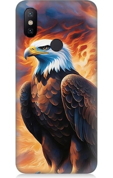 Xiaomi Redmi Note 5 Pro Uyumlu Siyah Beyaz Kartal Desenli Silikon Kılıf Xiaomi Redmi Note 5 Pro Uyumlu Siyah Beyaz Kartal Desenli Silikon Kılıf