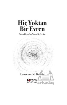 Hiç Yoktan Bir Evren Ciltli Totem Yayıncılık