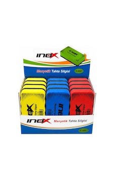 İnox Manyetik Tahta Silgisi Mıknatıslı - 12 Adet
