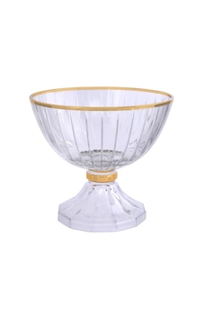 Decorium Kase Ayaklı 23.5 Cm Accademia Altın M04018-ab Decorium Kase Ayaklı 23.5 Cm Accademia Altın M04018-ab