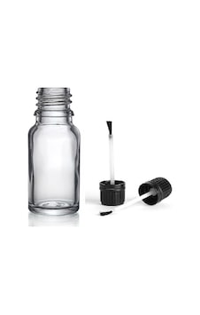 20ml Şeffaf Cam Şişe Fırça Kapaklı, 24 Adet, Ecza Şişesi, Kozmetik Şişe, Yapıştırıcı Şişesi, Yağ Şişesi 20ml Şeffaf Cam Şişe Fırça Kapaklı, 24 Adet, Ecza Şişesi, Kozmetik Şişe, Yapıştırıcı Şişesi, Yağ Şişesi
