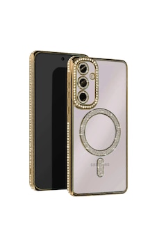 Samsung Galaxy S25 Fe Joke Simli Magneticsafe Kılıf - Gold Samsung Galaxy S25 Fe Joke Simli Magneticsafe Kılıf - Gold