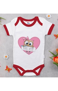 Bk Gift Bk Kids Kişiye Özel İsimli Kırmızı Bebek Body Zıbın-43 Çok Renkli Bk Gift Bk Kids Kişiye Özel İsimli Kırmızı Bebek Body Zıbın-43 Çok Renkli