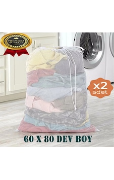 2 Adet Perde Ve Çamaşır Yıkama Filesi 60x80 Battal Boy Beyaz 2 Adet Perde Ve Çamaşır Yıkama Filesi 60x80 Battal Boy Beyaz