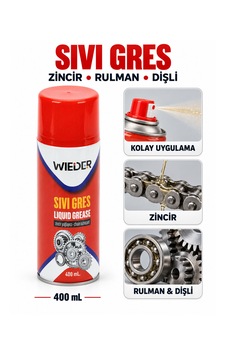 Wieder Sıvı Gres Sprey 400 ML